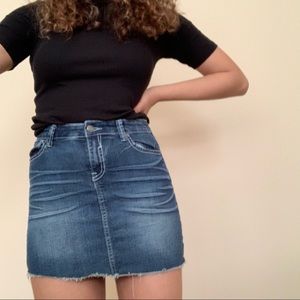 Vigoss Denim Mini-Skirt